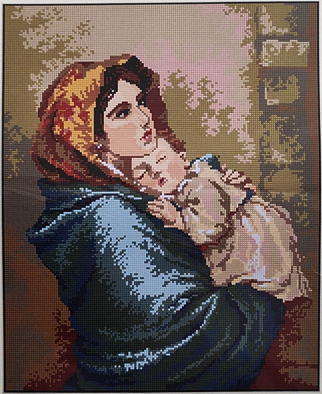 Kit ricamo Madonnina d'apres del Ferruzzi