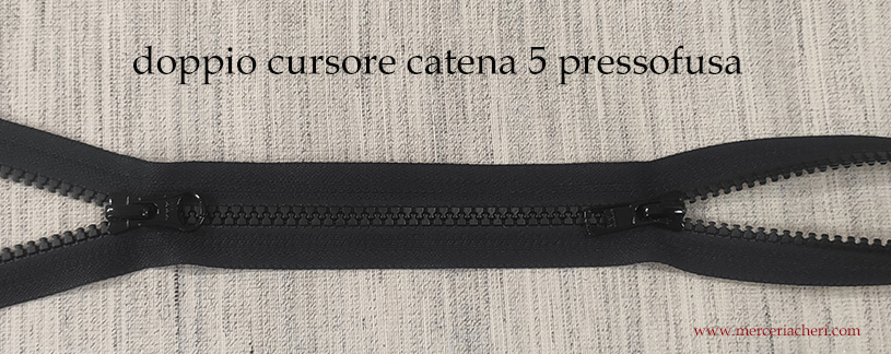 YKK Cerniera doppio cursore pressofusa - immagine 4