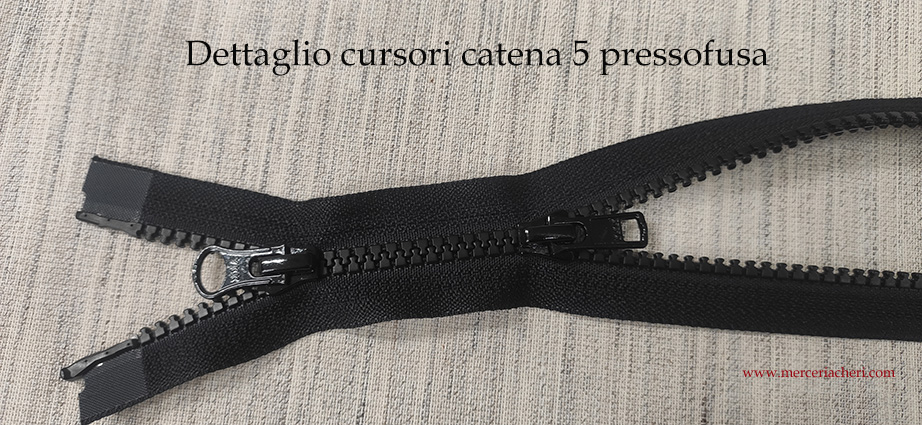 YKK Cerniera doppio cursore pressofusa - immagine 3