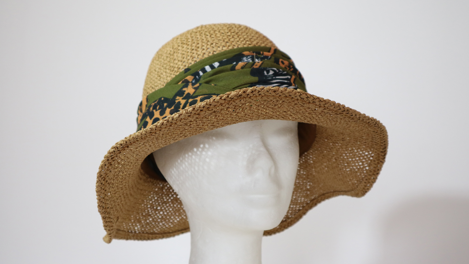 Cappello da spiaggia traforato Paglia - immagine 2