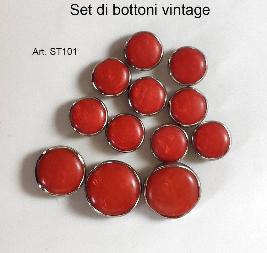 Set  di Bottoni vintage anni 70/80 - immagine 10