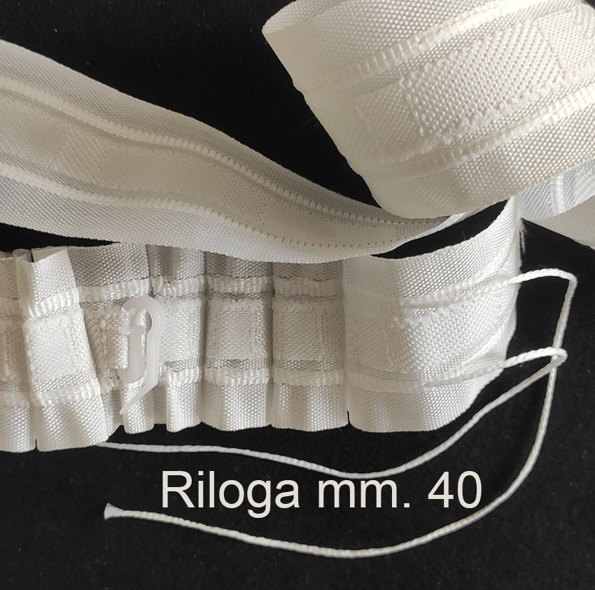 Fettuccia Multi tasca per tende mm. 40 - immagine 3