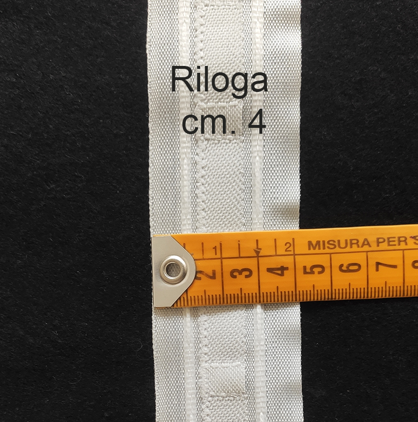 Fettuccia Multi tasca per tende mm. 40 - immagine 2