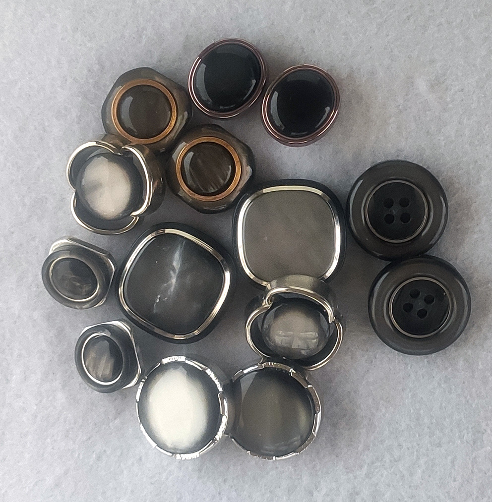 Set  di Bottoni vintage anni 70/80 - immagine 8