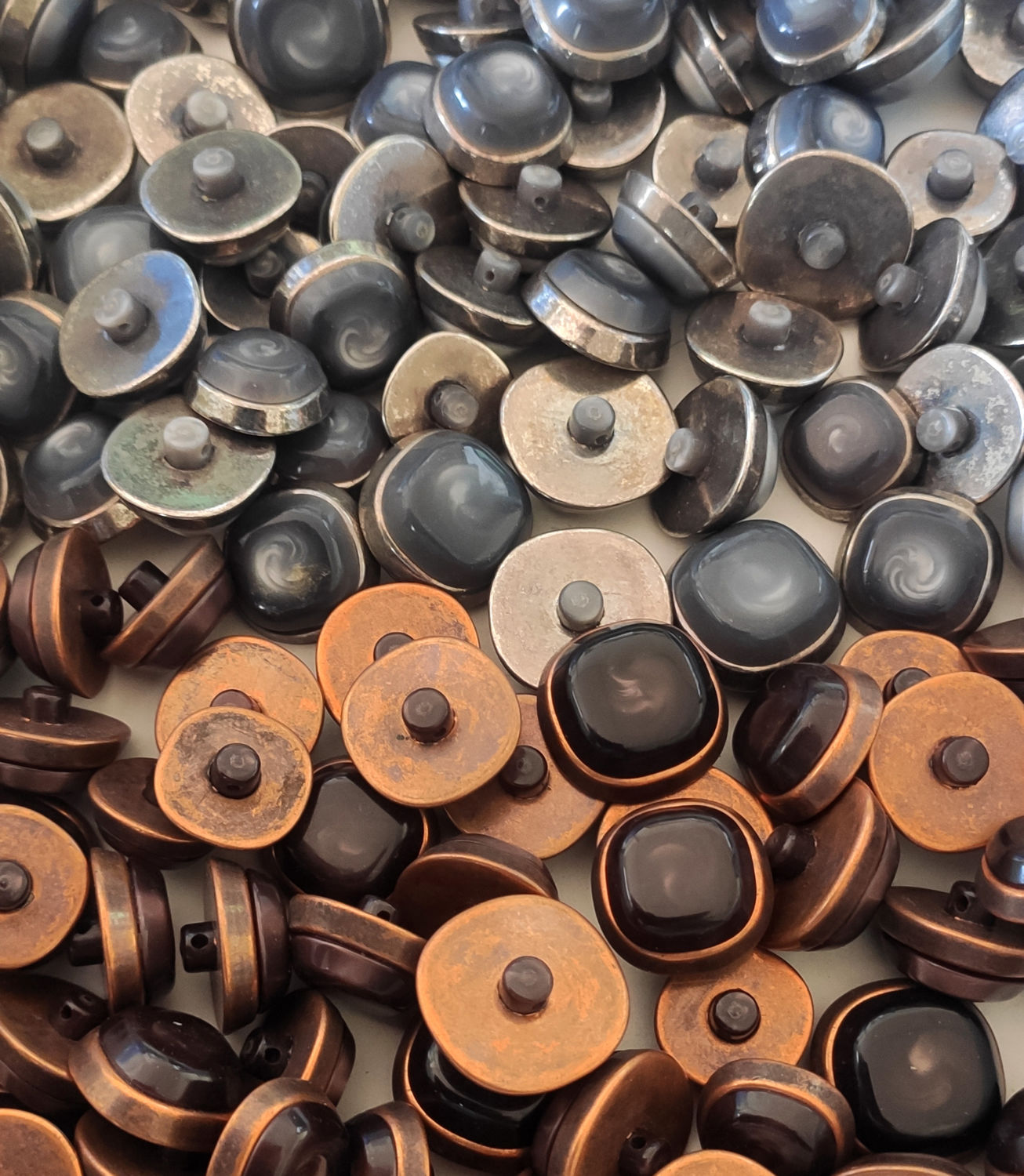 Bottone vintage anni 70 V1065 - immagine 7