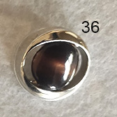 Bottone vintage tipico design anni 70 - Tipo A Lin 36 -