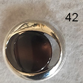 Bottone vintage tipico design anni 70 - Tipo A Lin 42