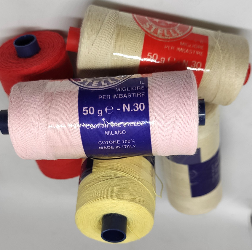 Filo per imbastire colorato CTS g.50 n.30