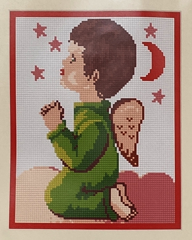 Tapestry kit angioletto che prega