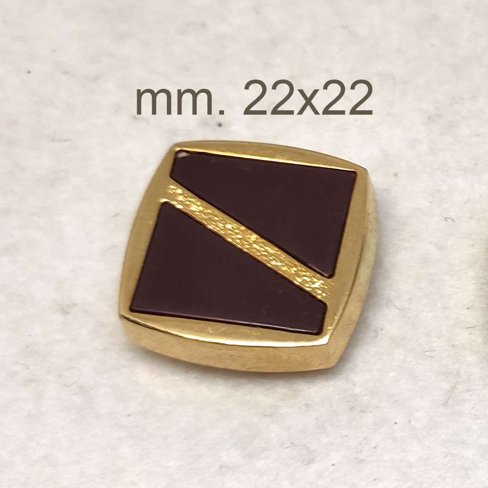 Bottone vintage quadrato anni 70 - immagine 5