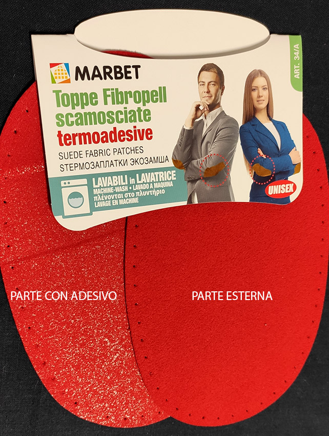 TOPPE SCAMOSCIATE TERMOADESIVE MARBET - immagine 4