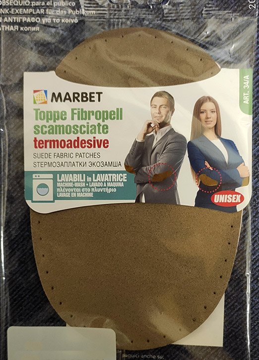 TOPPE SCAMOSCIATE TERMOADESIVE MARBET - immagine 3