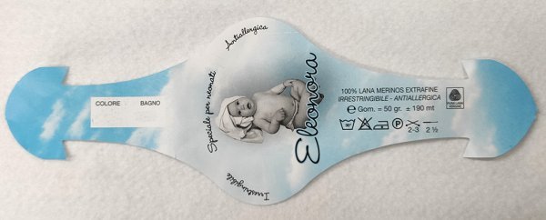 Gomitolo Lana merinos ELEONORA gr. 50 - immagine 2