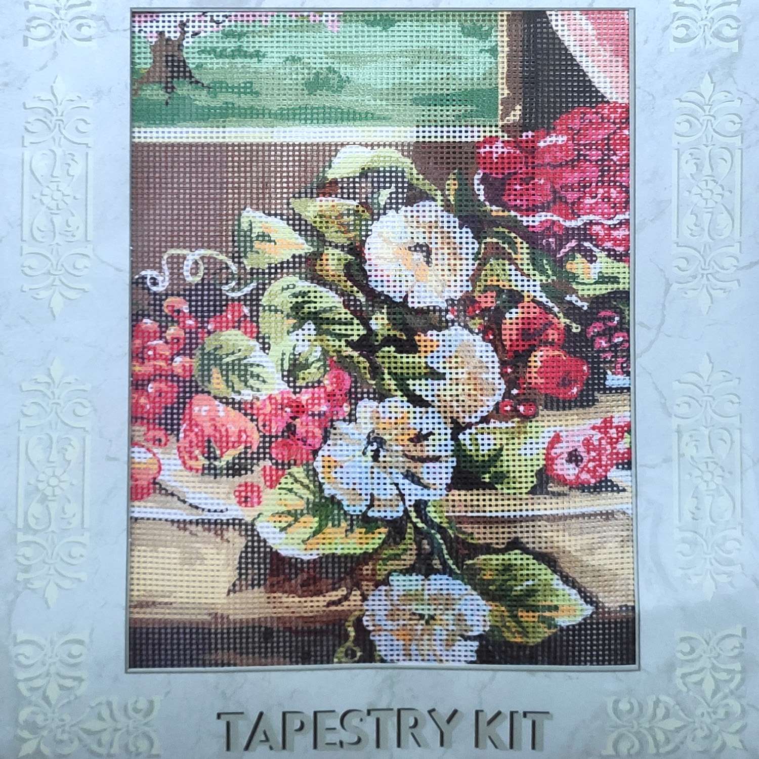 Kit ricamo Natura morta Primavera cm 30x40 - immagine 4