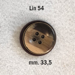 Bottone vintage V1068 - lineato 54  diametro mm. 33,5