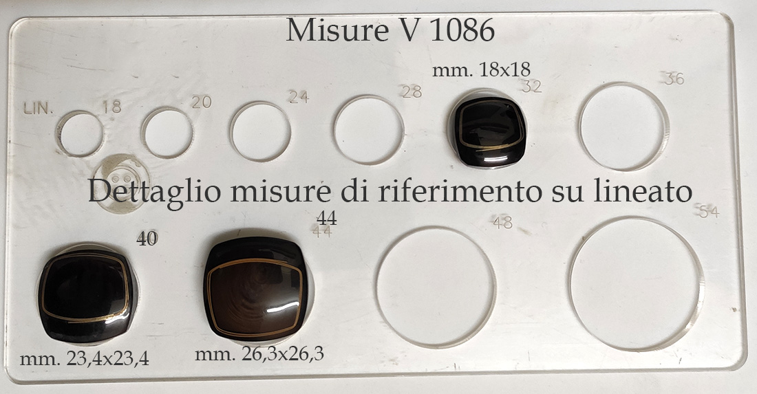 Bottone quadrato dei primi anni 70 - immagine 6