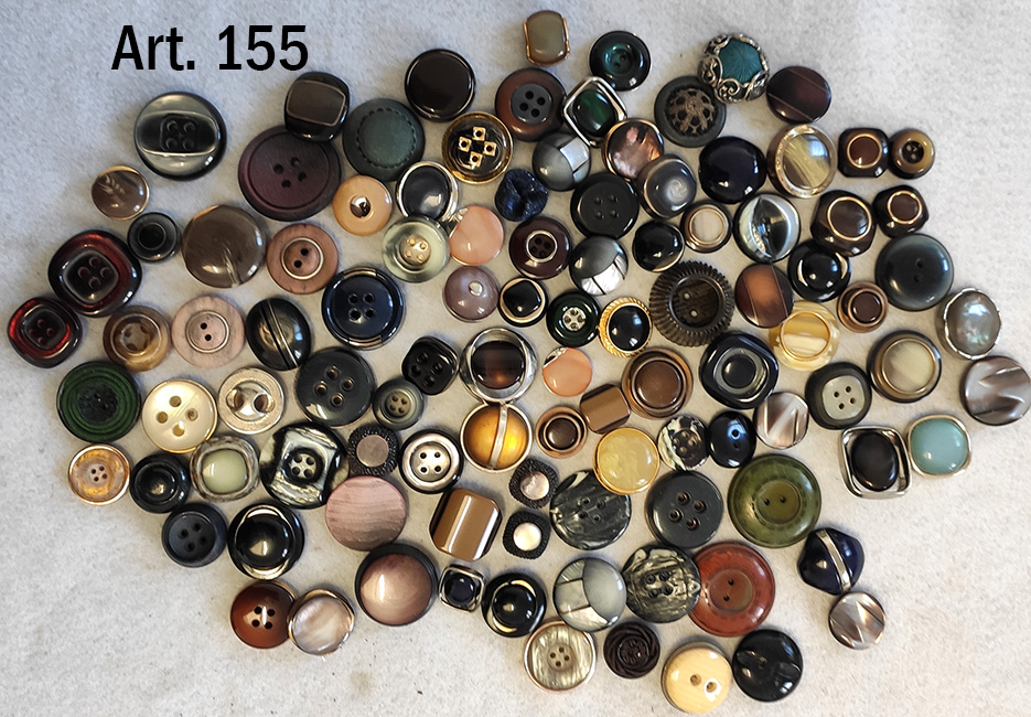 Bottoni vintage 100 pezzi anni 60 70 80 - immagine 4