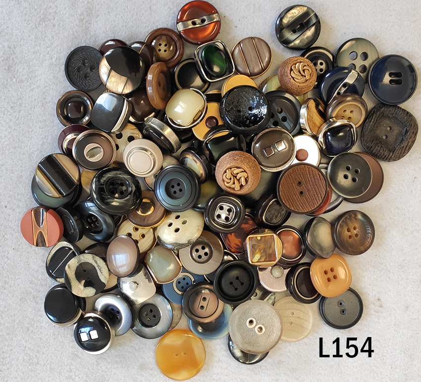 100 bottoni vintage anni 60 70 80