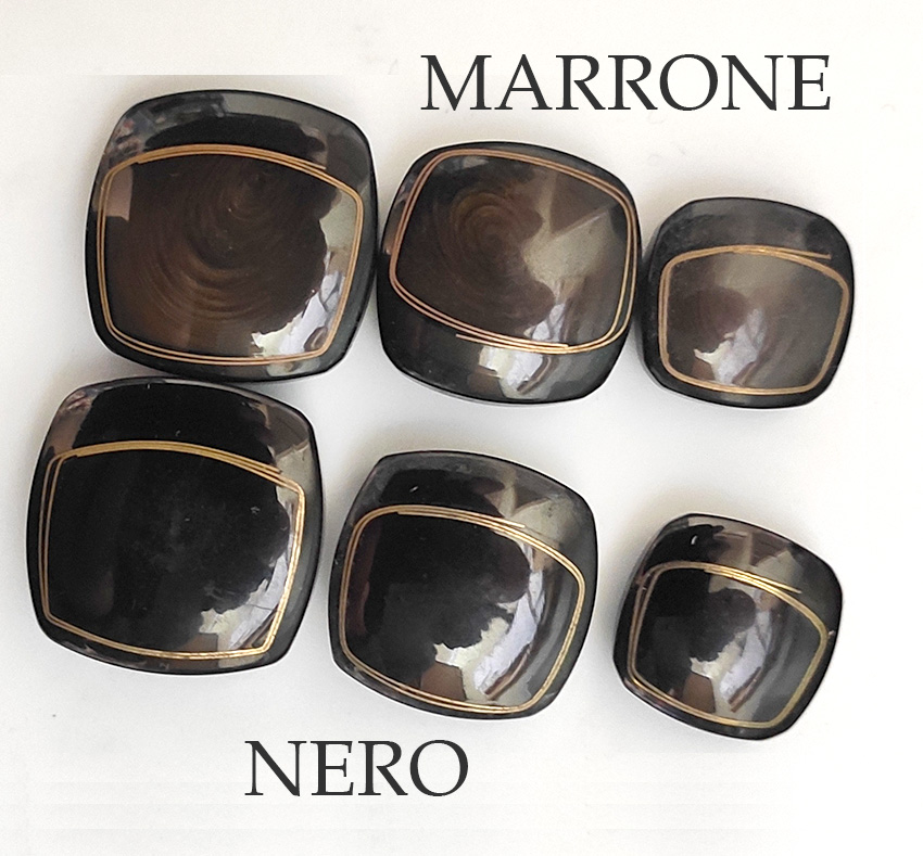 Bottone quadrato dei primi anni 70 - immagine 3