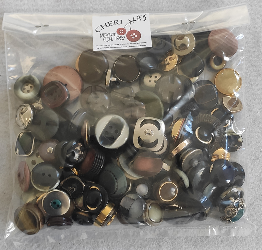 Bottoni vintage 100 pezzi anni 60 70 80 - immagine 2
