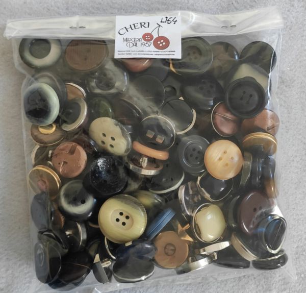 100 bottoni vintage anni 60 70 80 - immagine 2