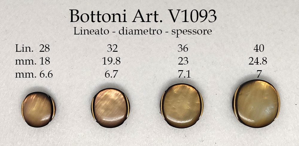 art. V1093 Bottone Vintage - immagine 3