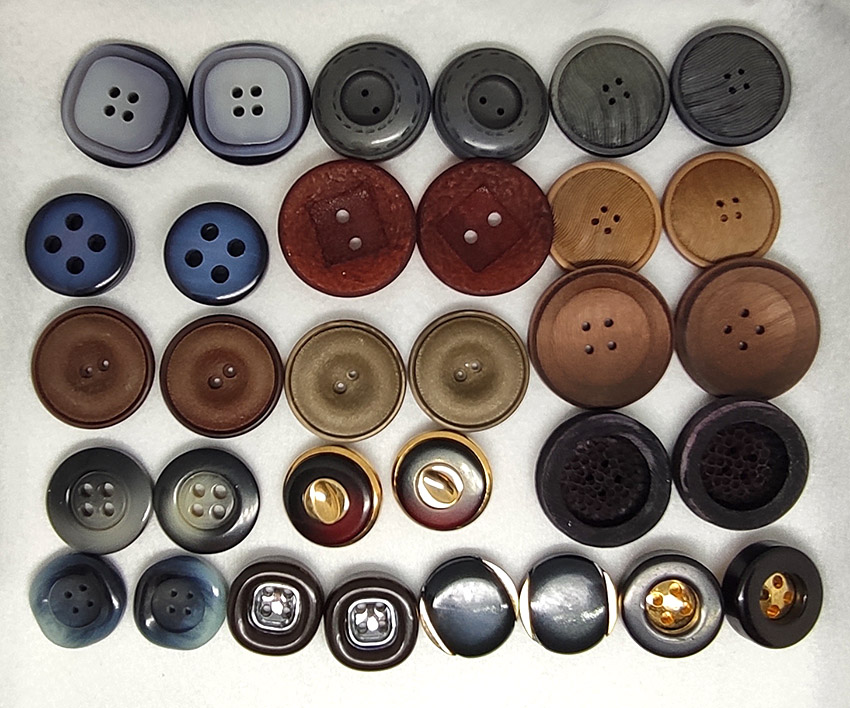 50 coppie di bottoni vintage anni 60 70 80 - immagine 4