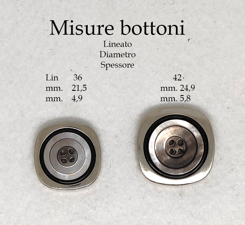 Bottone Vintage madre perla tahiti naturale - immagine 2