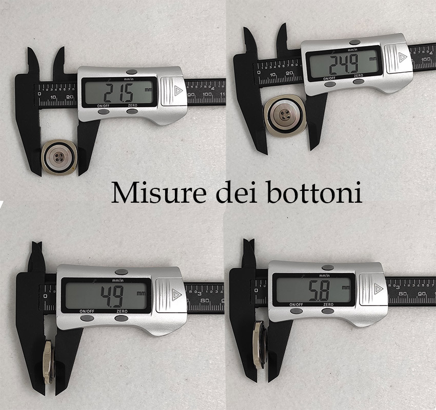 Bottone Vintage madre perla tahiti naturale - immagine 3