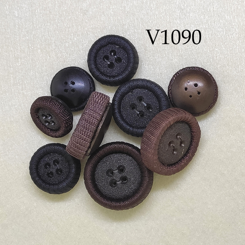 Bottone Vintage semi rivestiti anni 60