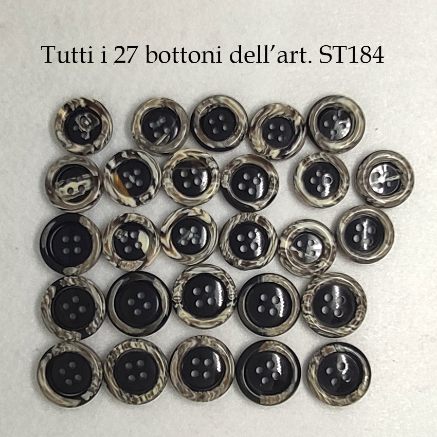 ultimo set di 27 bottoni vintage - immagine 4