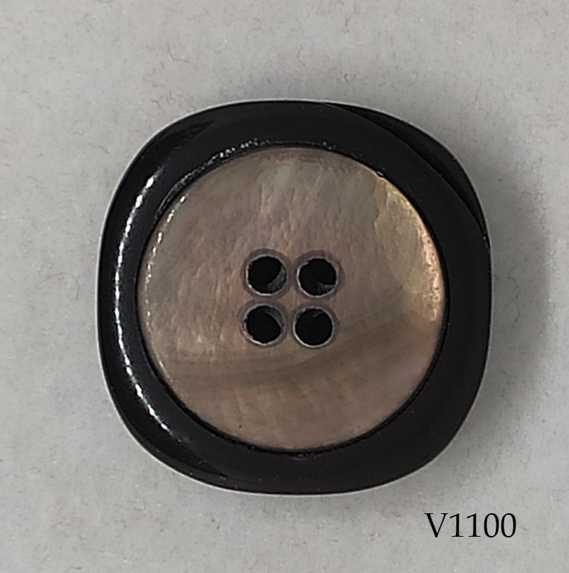 Bottone vintage madre perla tahiti fine anni 70 - immagine 5