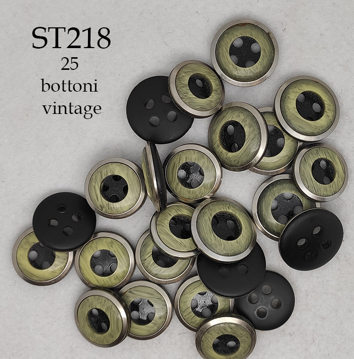25 bottoni vintage anni 80