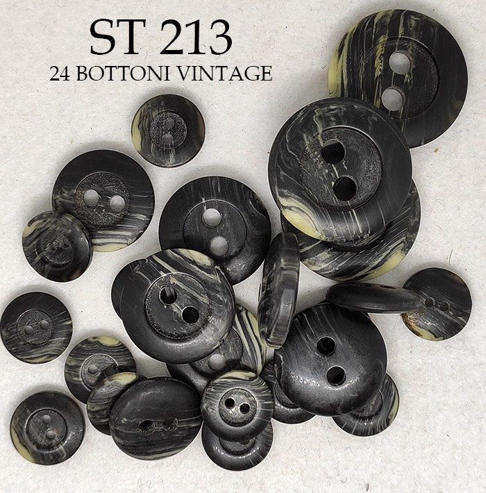 24 bottoni vintage  di fine anni 70