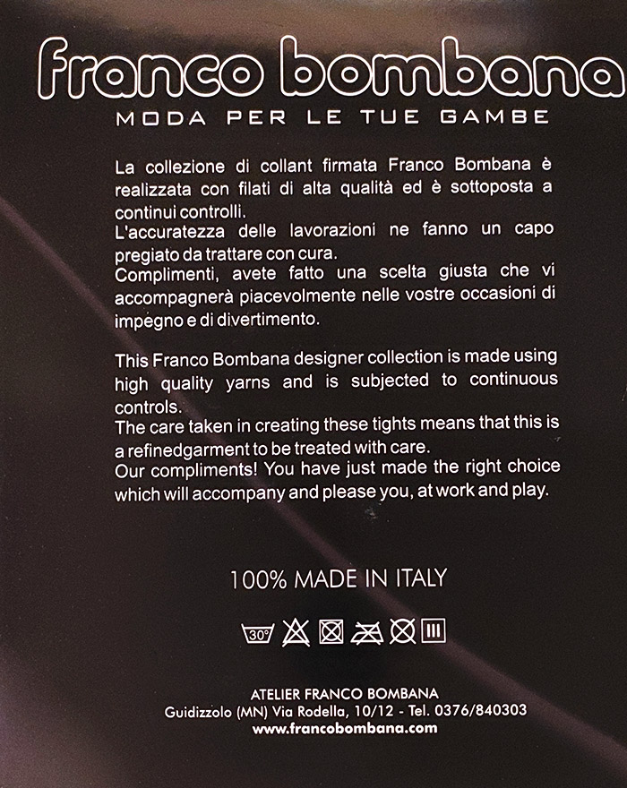 Collant Lana coprente  Franco Bombana - immagine 5