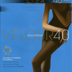 Velour 40 Omsa collant in morbida microfibra - MARRONE, 4 L