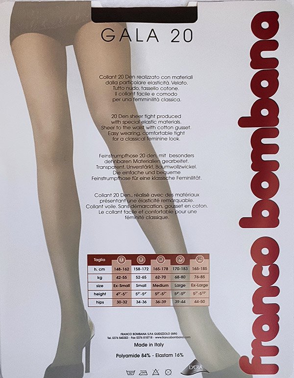 GALA 20 Bombana Collant velato - immagine 2