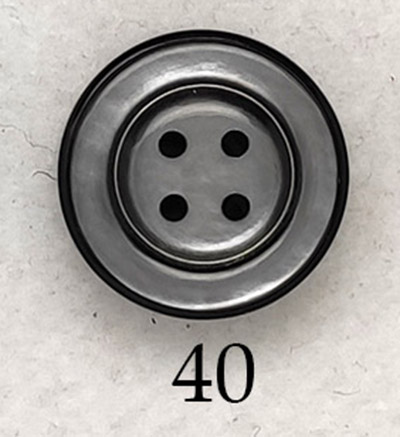 Bottone vintage madre perla tahiti - immagine 6