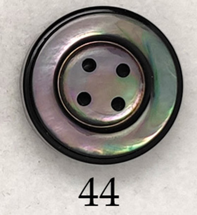 Bottone vintage madre perla tahiti - immagine 7