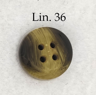 Bottone vintage quattro fori anni 70 - immagine 8