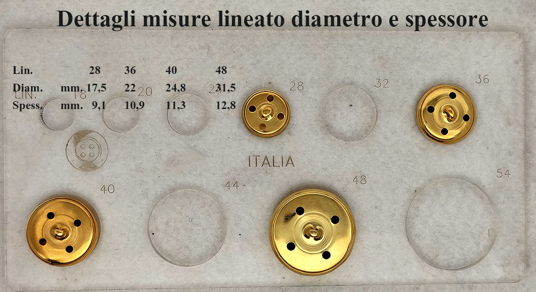 Bel bottone laminato leggero - immagine 5