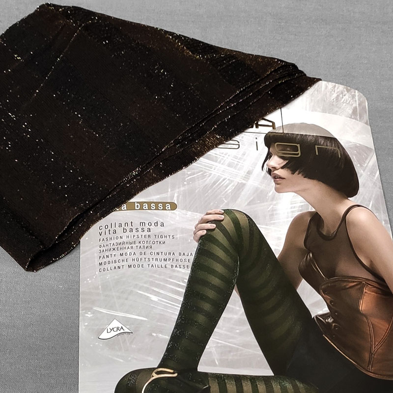 Omsa Design Delight 40 den collant vita bassa - immagine 4