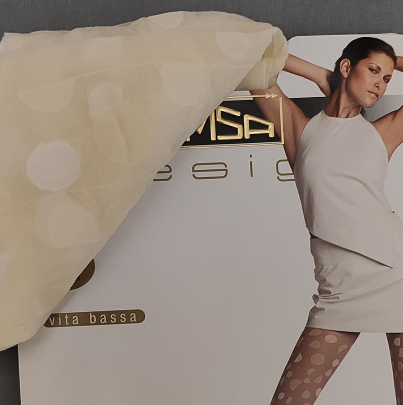 Omsa Design Sixty 20 den collant vita bassa - immagine 4