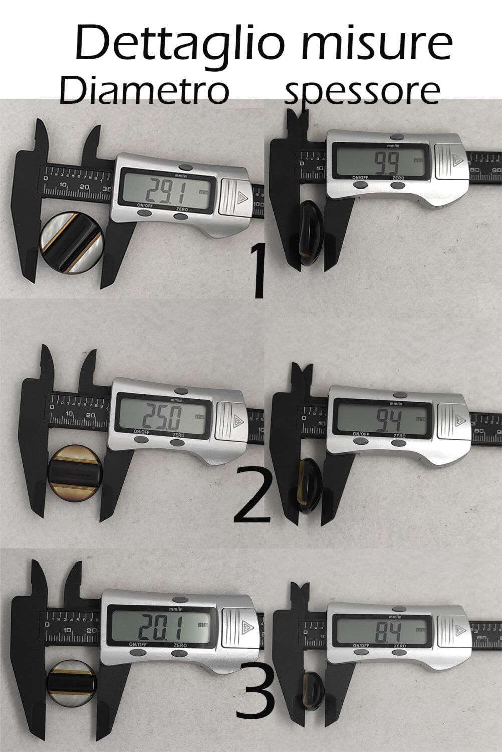 Bel bottone vintage degli anni 70 - immagine 6