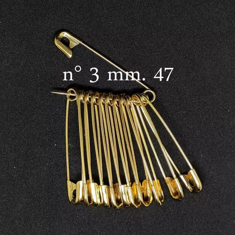 Spille Di Sicurezza In Metallo Nero - Confezione Da 1000 Pezzi, Lunghezza 2,3 Cm, Per Sartoria E Cucito - Foto 9