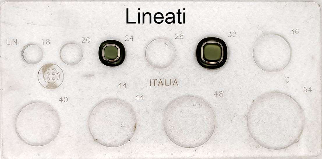 Set di bottoni vintage verde anni 70 - immagine 4