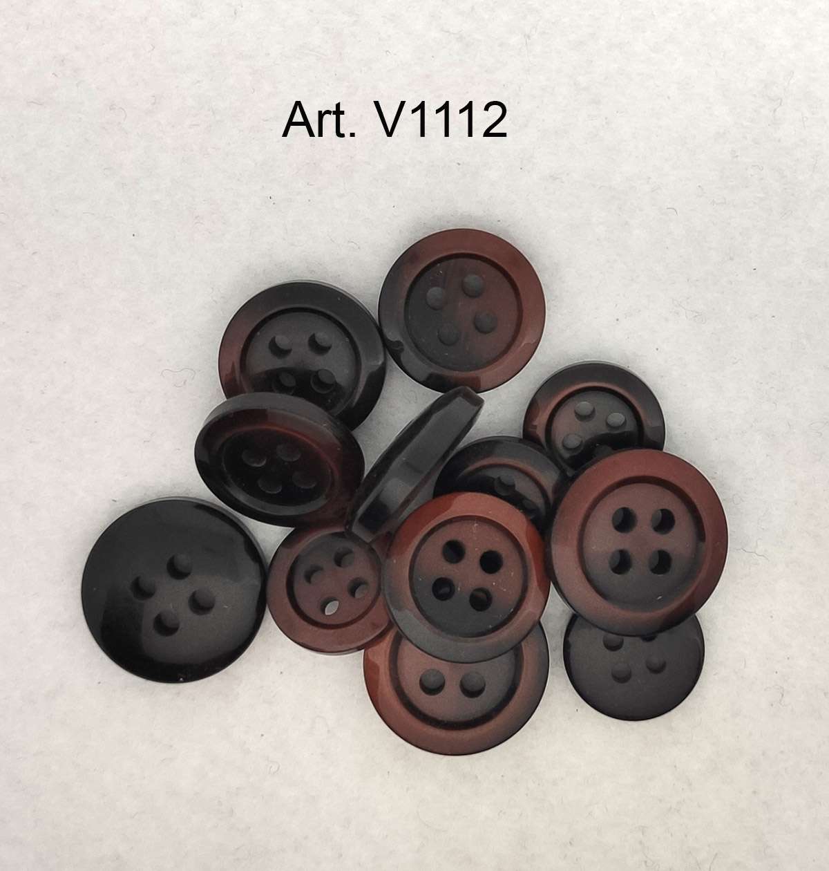 Bottone vintage anni 70 color caramello