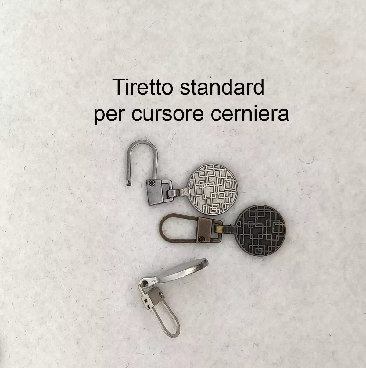 Tiretto standard cursore cerniera zip - immagine 3