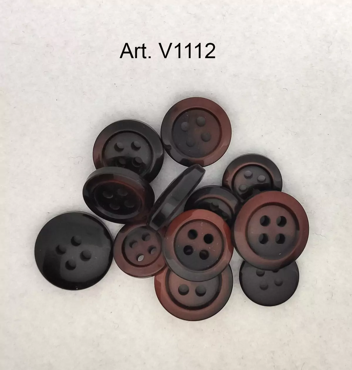 Bottone vintage anni 70 color caramello