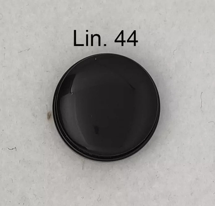Bottone vintage anni 70 nero - immagine 4